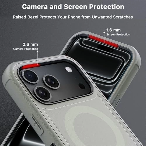 iPhone 17 Pro Case Belt Clip Holster with MagSafe for iPhone 17 Pro