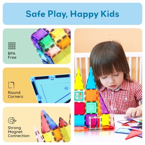 Magnetic Building Block Quarter Round and Window Set - 36 pcs