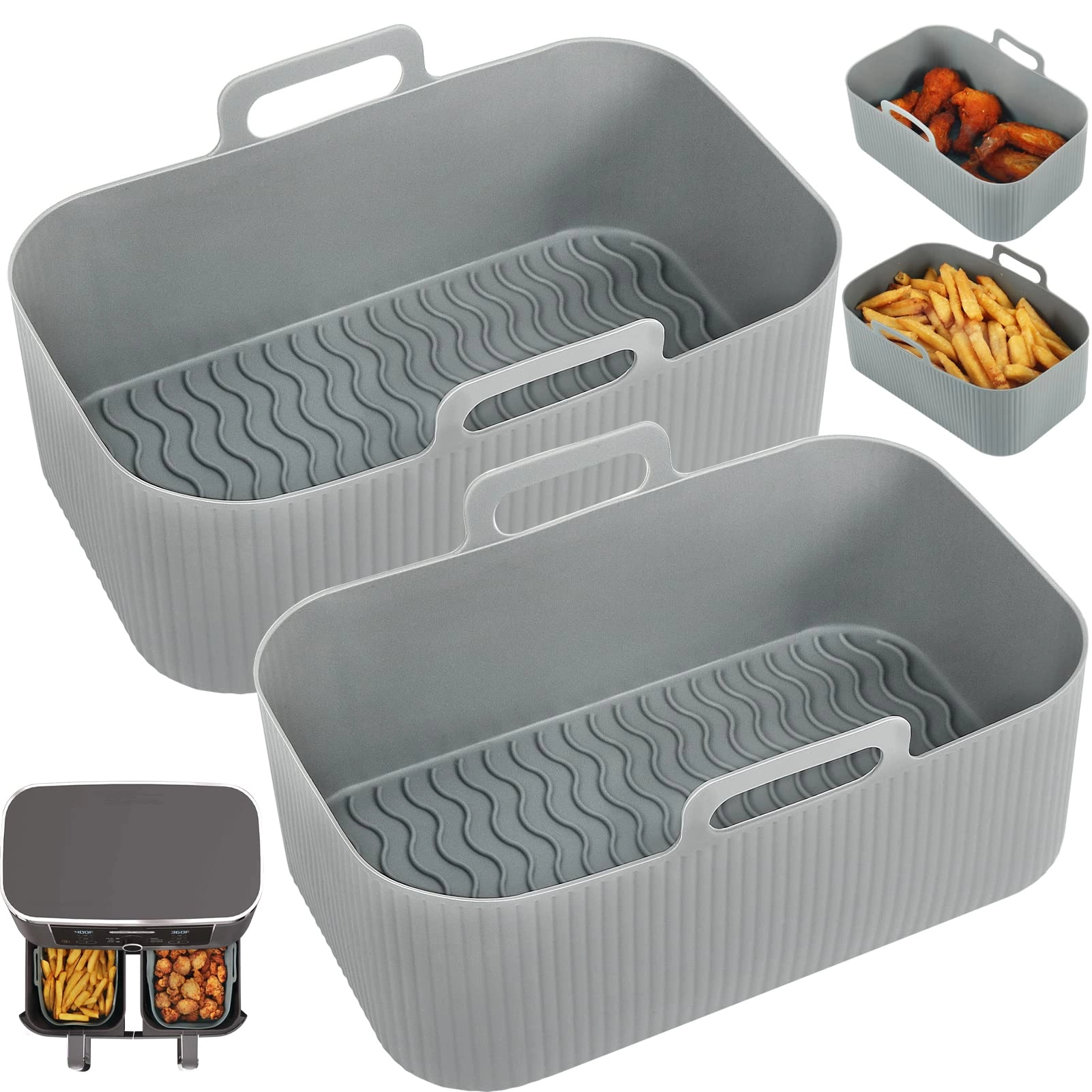 YQL Air Fryer Silicone Liner - Silicone 2PCS