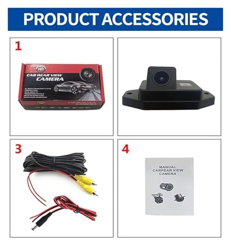 Rear View Parking Camera - Night Vision Wire