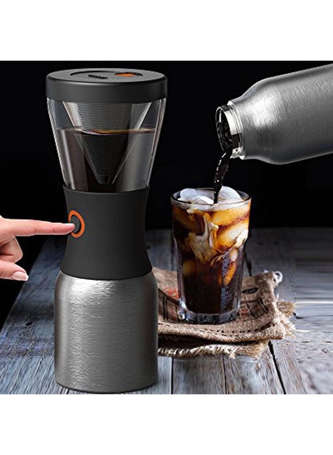 Coldbrew Insulated Portable Brewer - ASB-KB900-SILVER Gift Pack