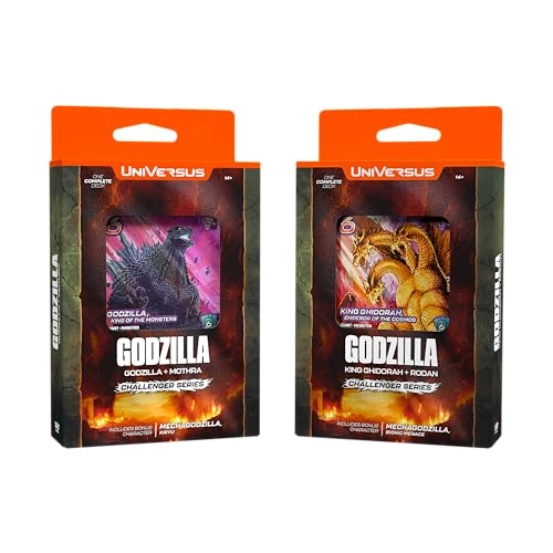 Godzilla Challenger Series - King Ghidorah & Rodan - 2 Character Decks