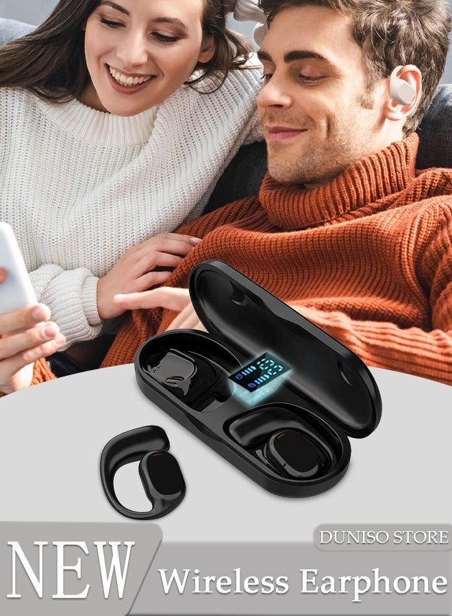 Clip On Bluetooth Earphones Wireless Earbud