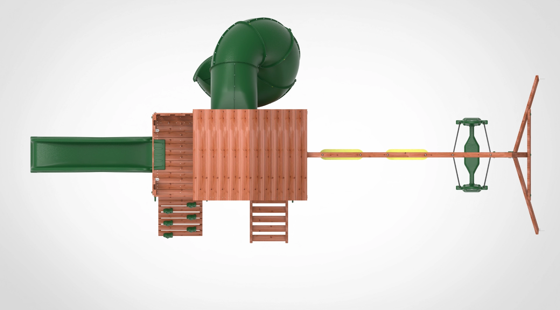 Little heros HQ - 2 Swings Tube slide