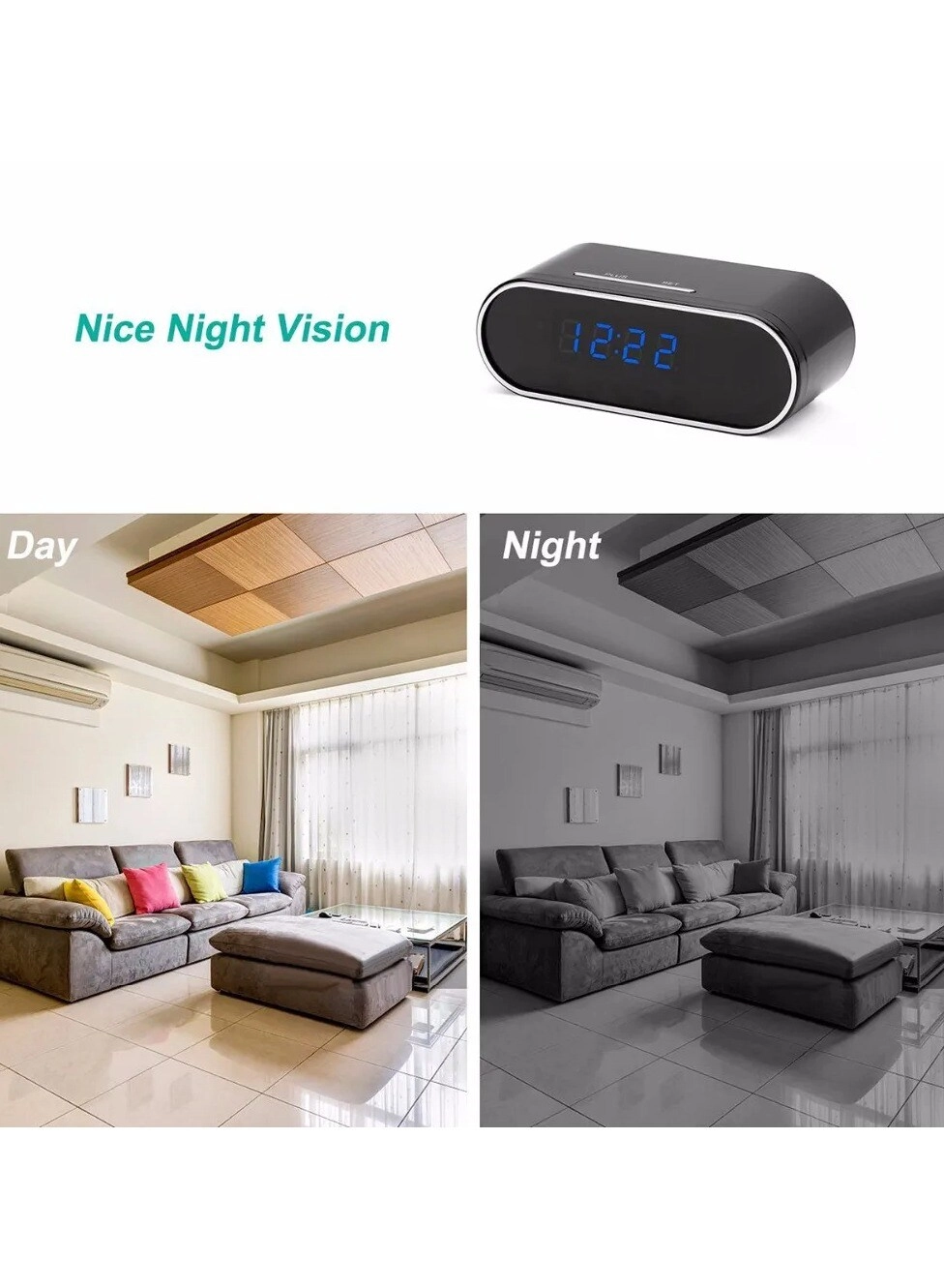Secret Clock Mini Camera HD