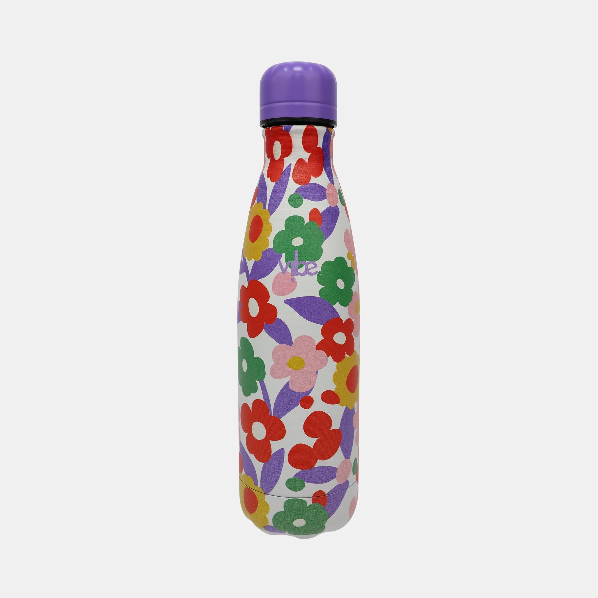Vibe Joyful floral Water Bottle - Leak-proof cap 500 ml