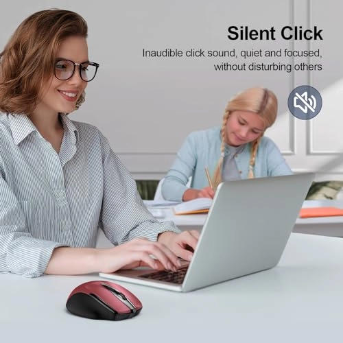 Multi-Device Slim Optical Mouse - Bluetooth, USB