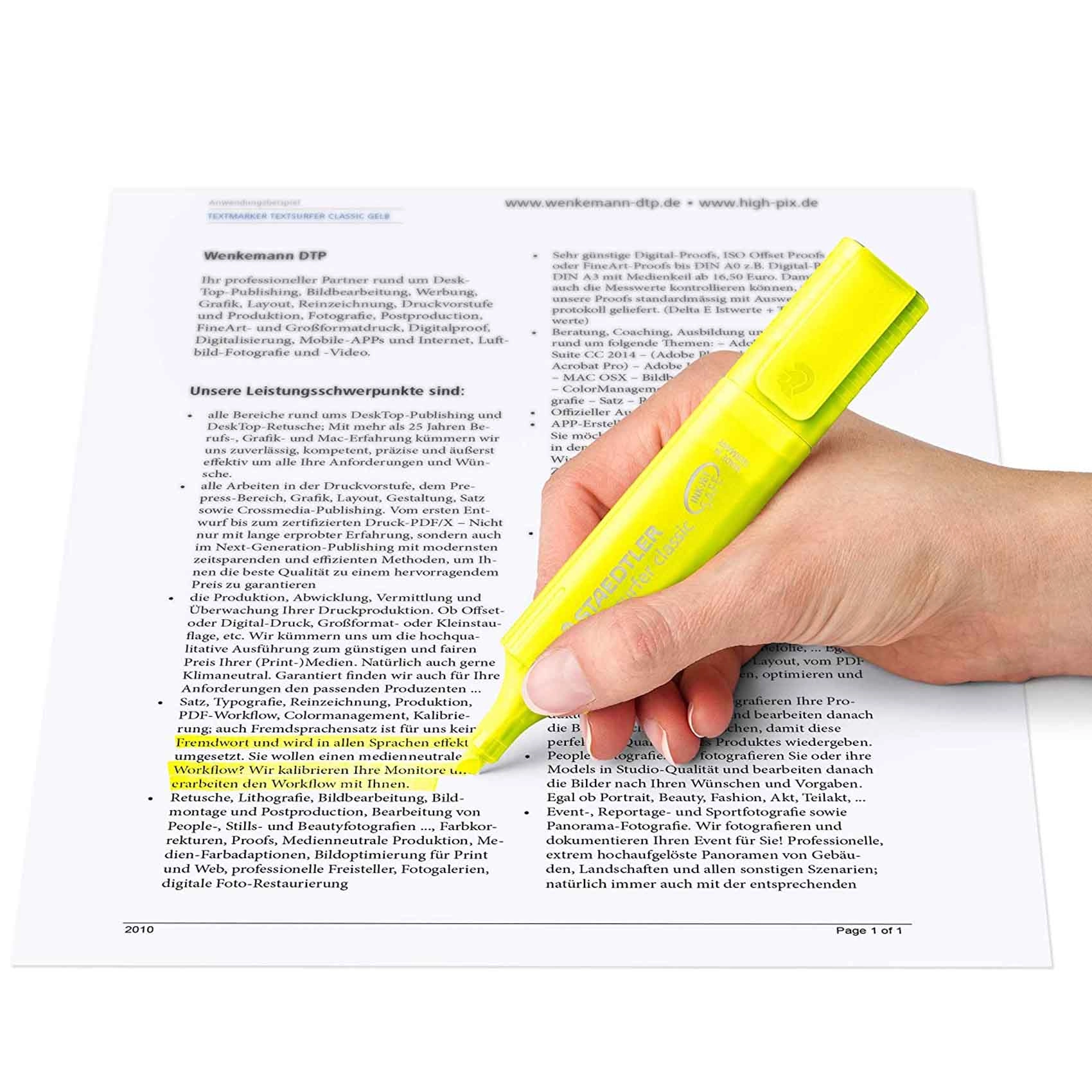Textsurfer Classic - Fluo 8 PCS