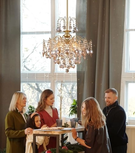 Crystal Chandelier - Dimmable