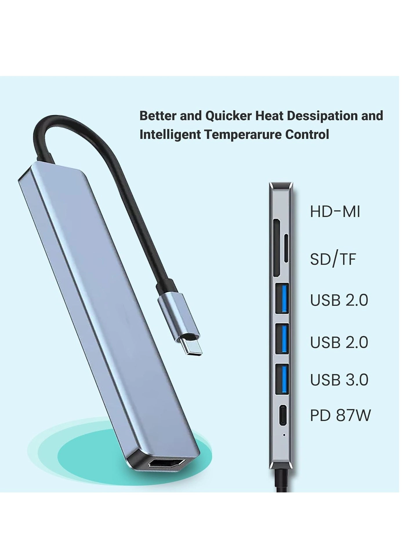 HUB-7IN1 - 4K HDMI 100W PD