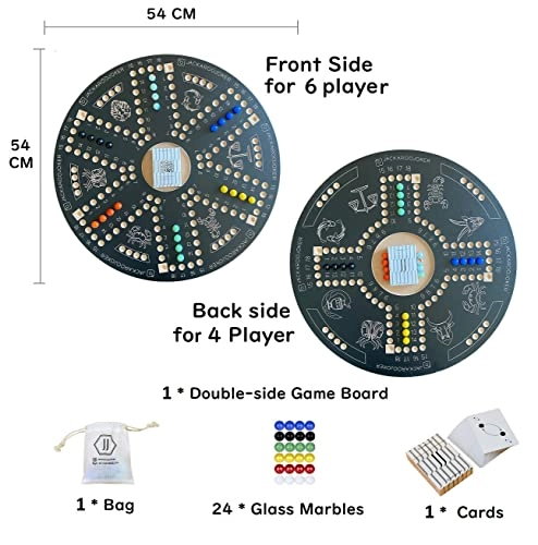 Jacaroo - Solid Pine Wood Double Sided