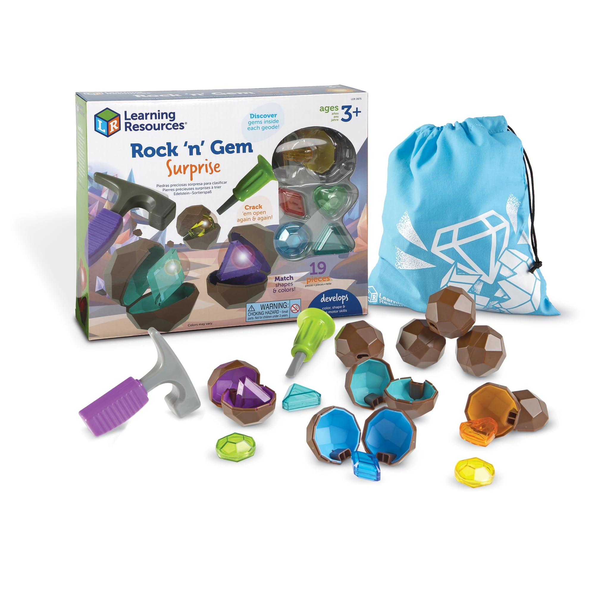 Learning Resources Rock 'n Gem Surprise - Ages 3+ 19 piece(s)