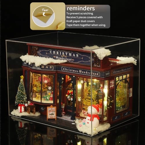 Miniature Wooden Dollhouse Furniture Kit - Creative Room 1:24