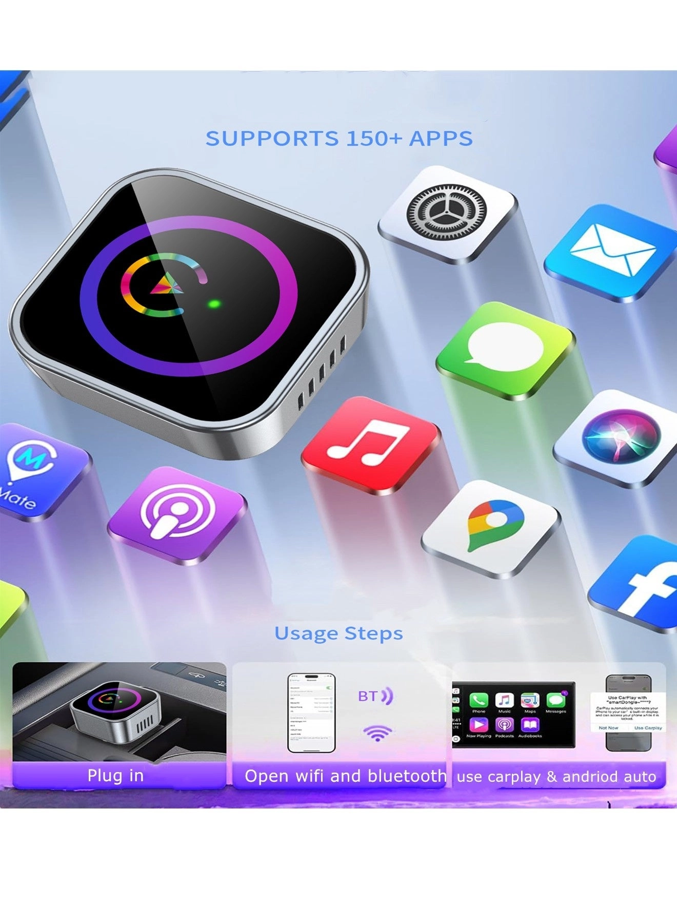 AE501512 - Wireless CarPlay & Android Auto Adapter