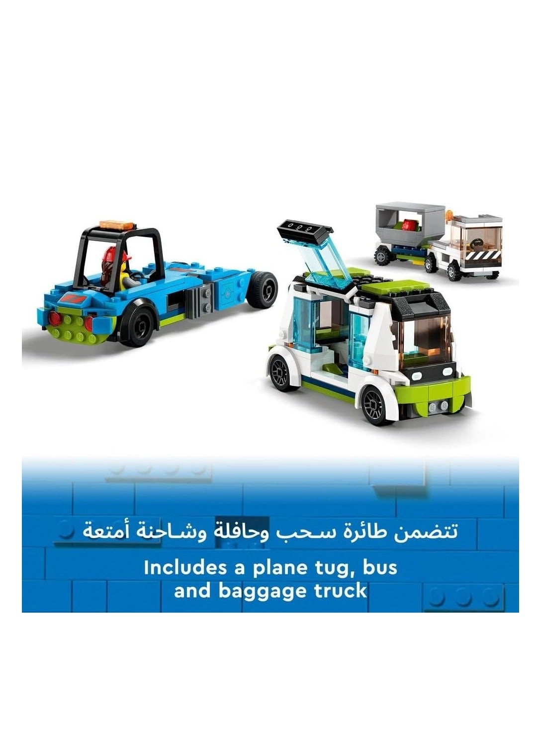 City Passenger Aeroplane (60367) - Large Plane Model 9 Minifigures