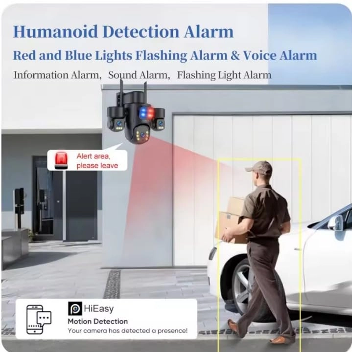 Solar Powered Surveillance Camera 4k