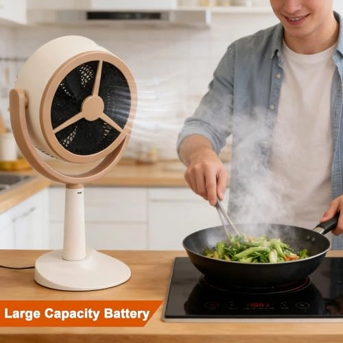 Portable Range Hood - 125 Degree Rotation 3000mah Rechargeable Battery
