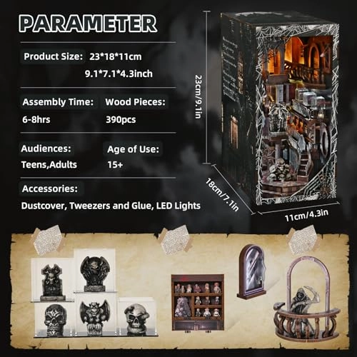 Book Nook - DIY Miniature Haunting Relics