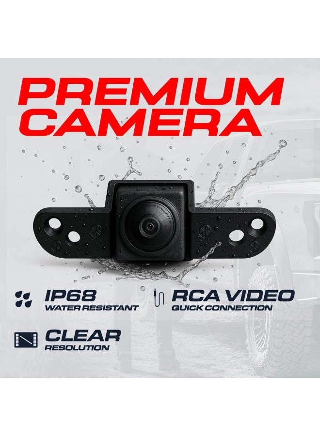 Tailgate Handle with Backup Camera - RCA 600 TV Lines