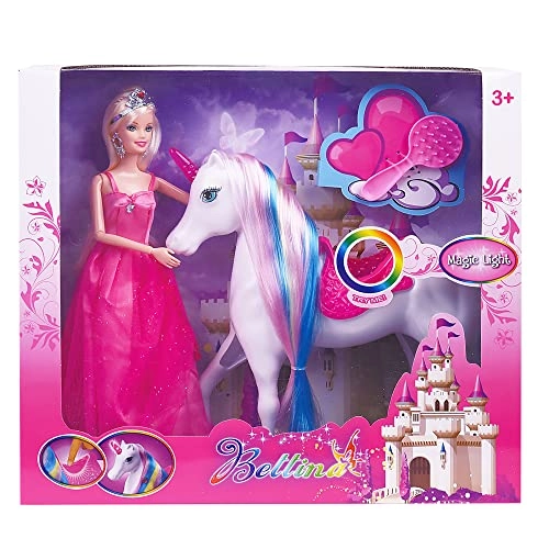Unicorn Princess Doll - Magical Light Mane and Tail Set