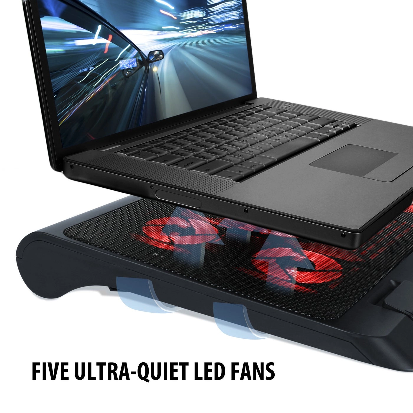 GAMING LAPTOP COOLING PAD - 5 fans 17 inch