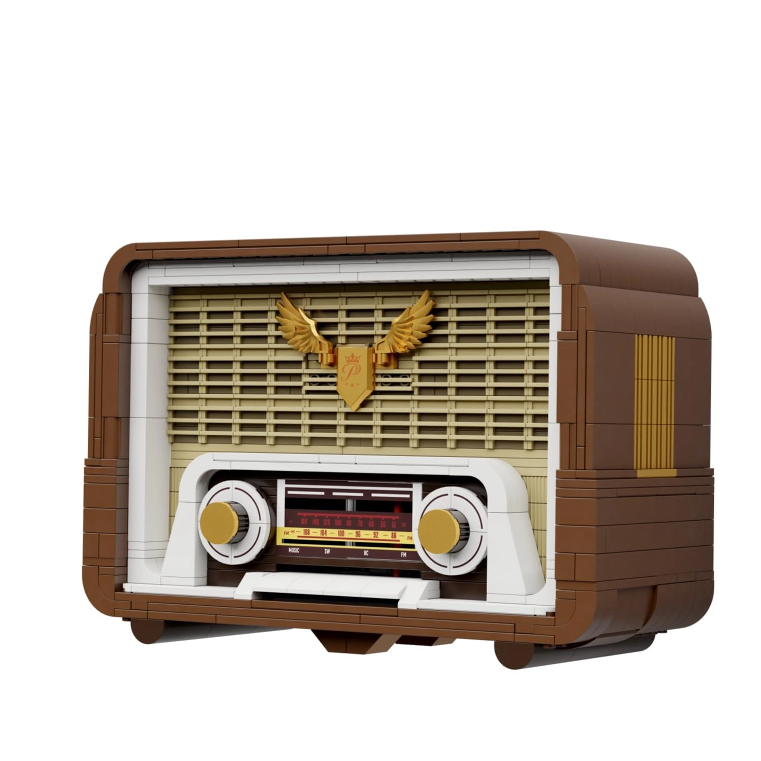 PANTASY Retro Radio Building Block Model - AM
