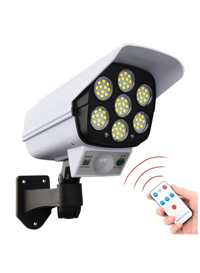Remote Solar Motion Sensor Lamp - walls fences posts