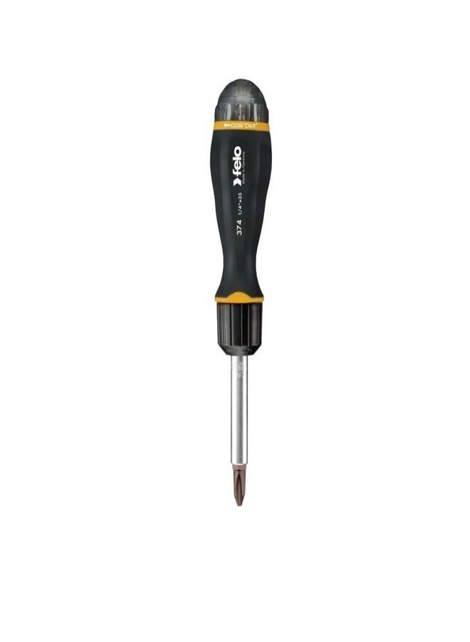 370 Series Ratcheting Multi-Bit Screwdriver - 8 bits