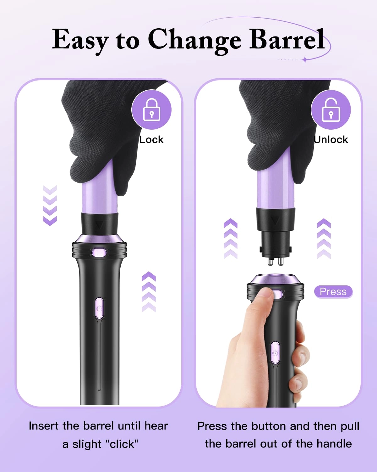 5 in 1 Curling Iron - 0.35"-1"