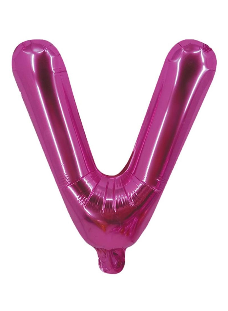 Party Time Trading LLC Letter V Foil Balloon