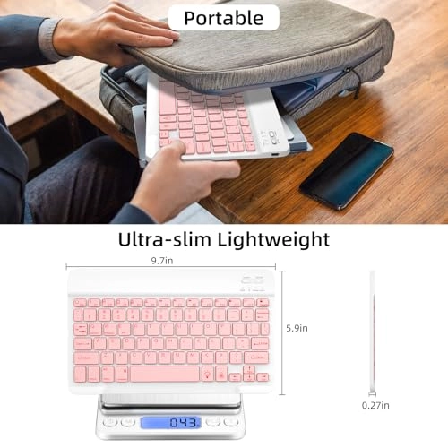 Ultra-Slim Wireless Bluetooth Keyboard - Bluetooth