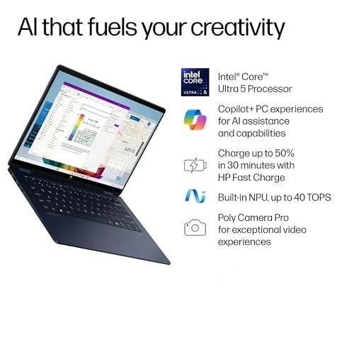 OmniBook X FlipNGAI C25Z2EA - 14'' Core Ultra 5-226V 16GB DDR5 512GB SSD