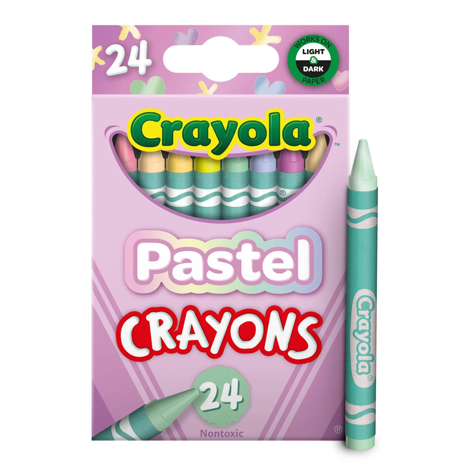 Crayola Pastel Crayons - 24 Pcs
