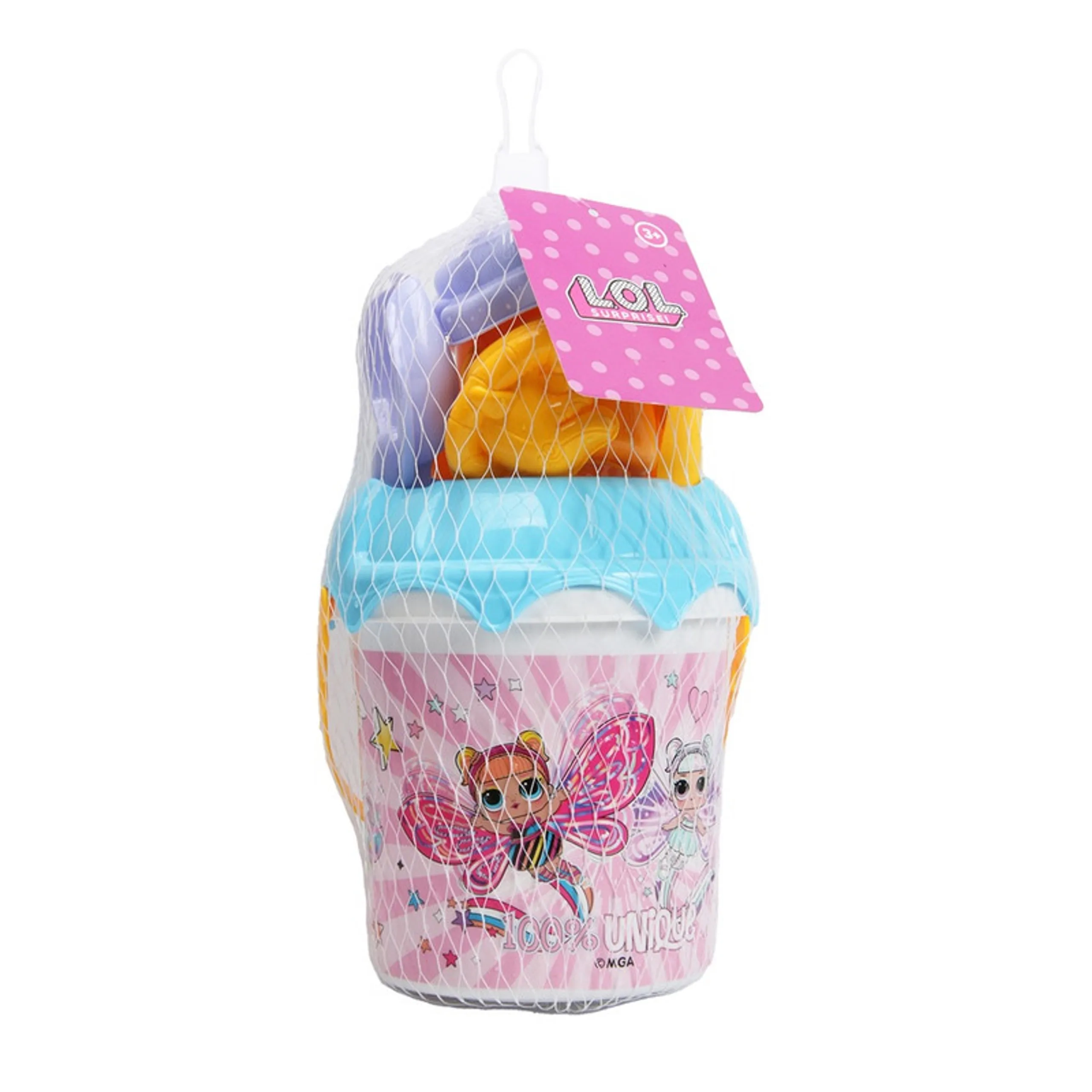 Disney LOL Fairies Beach Bucket Playset - Multicolor 7 Pcs