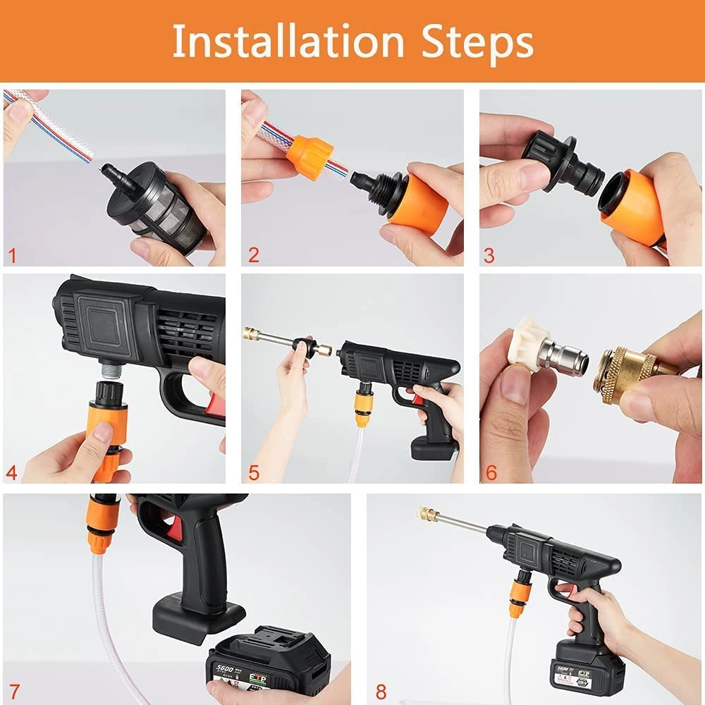 Portable Pressure Washer - 48V Cordless 40Bar