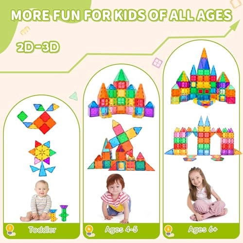 Magnetic Building Blocks - 64pcs