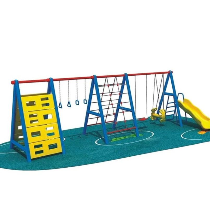 Kids Playground Climbers Swings N Slide - 3+ Multi Colour