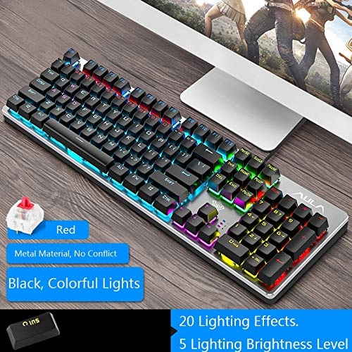 Rotating Macro Backlit Mechanical Keyboard