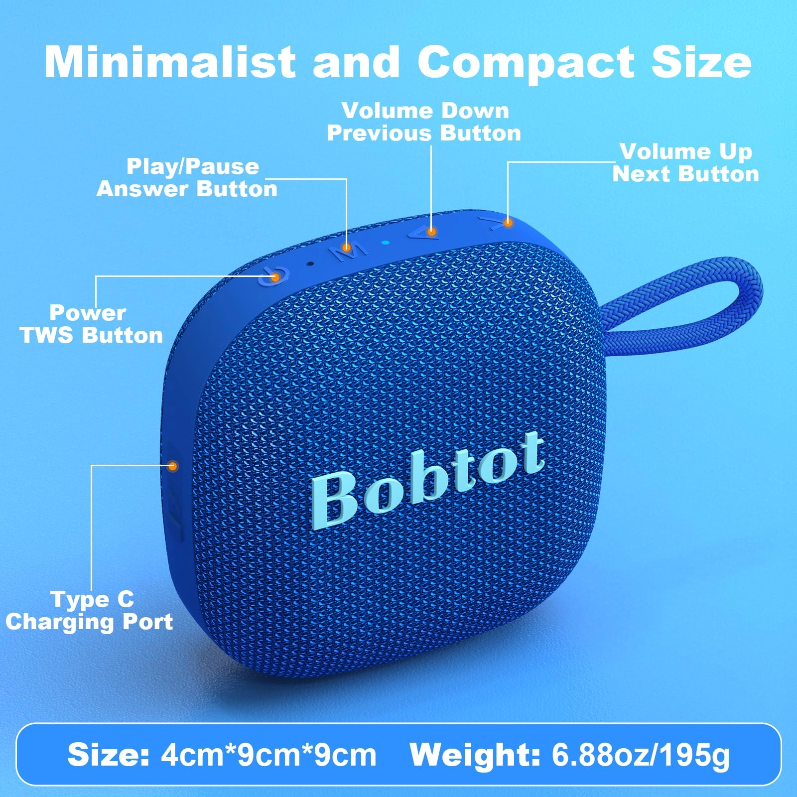 Portable Wireless Bluetooth Speakers