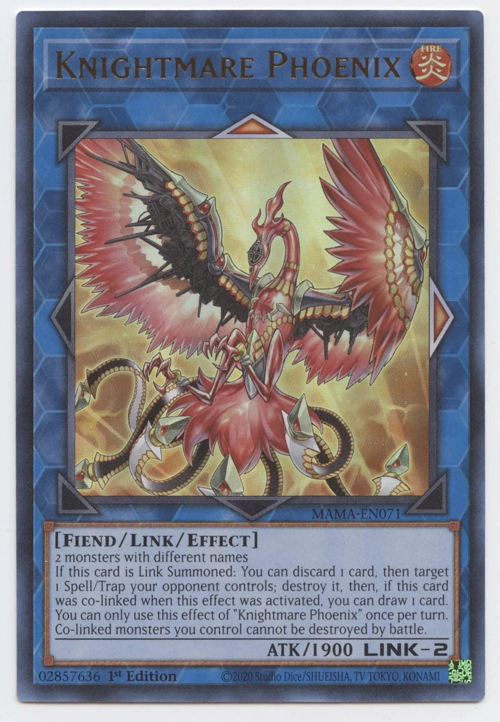 Yu-Gi-Oh! Knightmare Phoenix MAMA-EN071