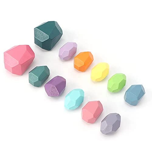 TIKATARER Rock Balancing Blocks - 18 months - 3 years 12 pieces