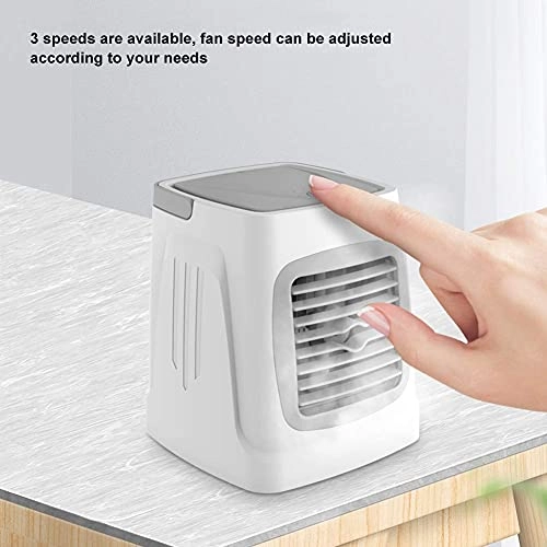 Mini Air Conditioner - USB Portable 3 Gear Speeds Hangable Desktop