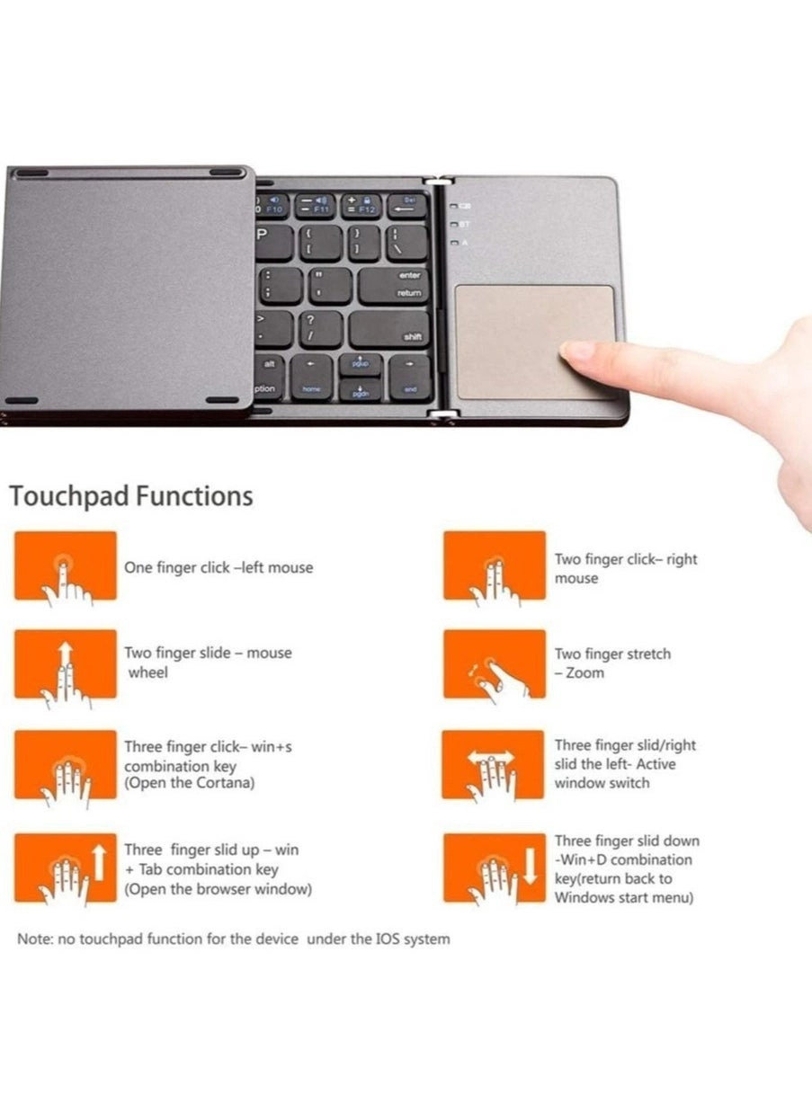 Foldable Bluetooth Keyboard - Wireless