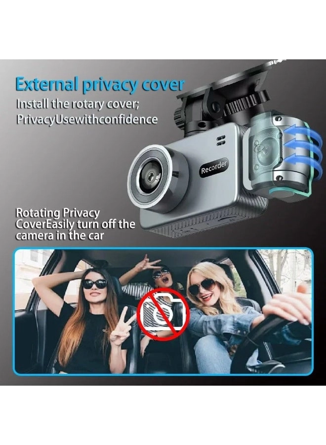 3 Channel Dash Camera - 4K