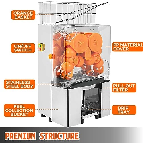 Commercial Orange Juicer Machine - 120W