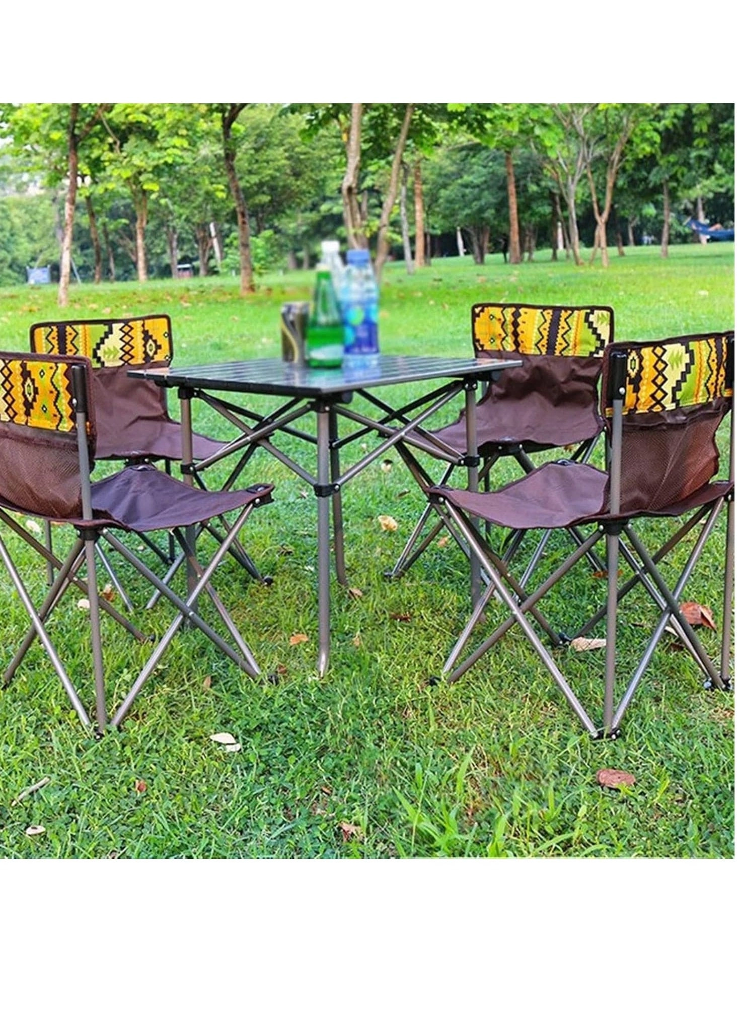 Folding Camping Chair - Black Lightweight
