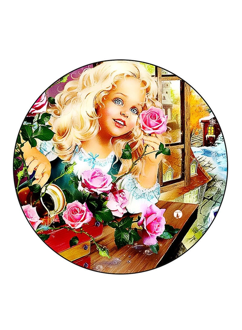 Girl Printed Mouse Pad