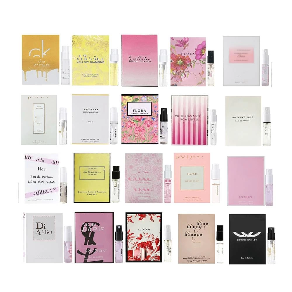 Women's perfume sample set Perfume Sampler Set - Floral 20 piece(s)