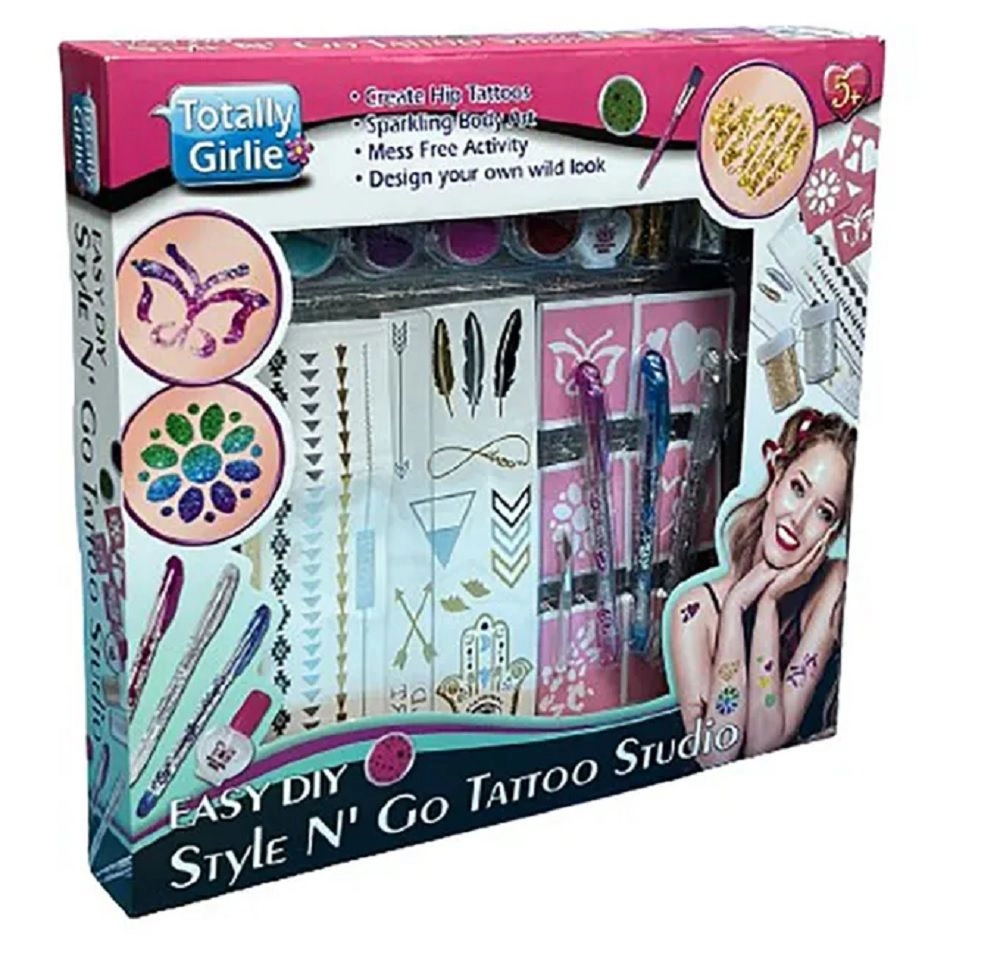 Easy Style N' Go Tattoo Studio - DIY Crafts Kit 5+ years