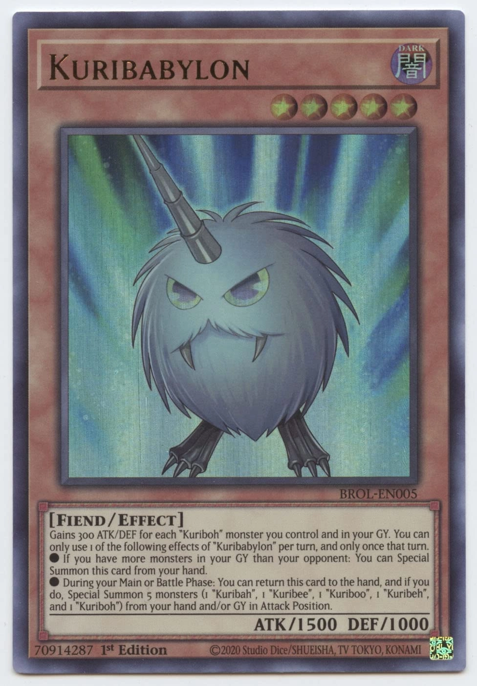 Yu-Gi-Oh! Kuribabylon BROL-EN005